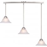 Three Mini Pendant Lights for Kitchen Island